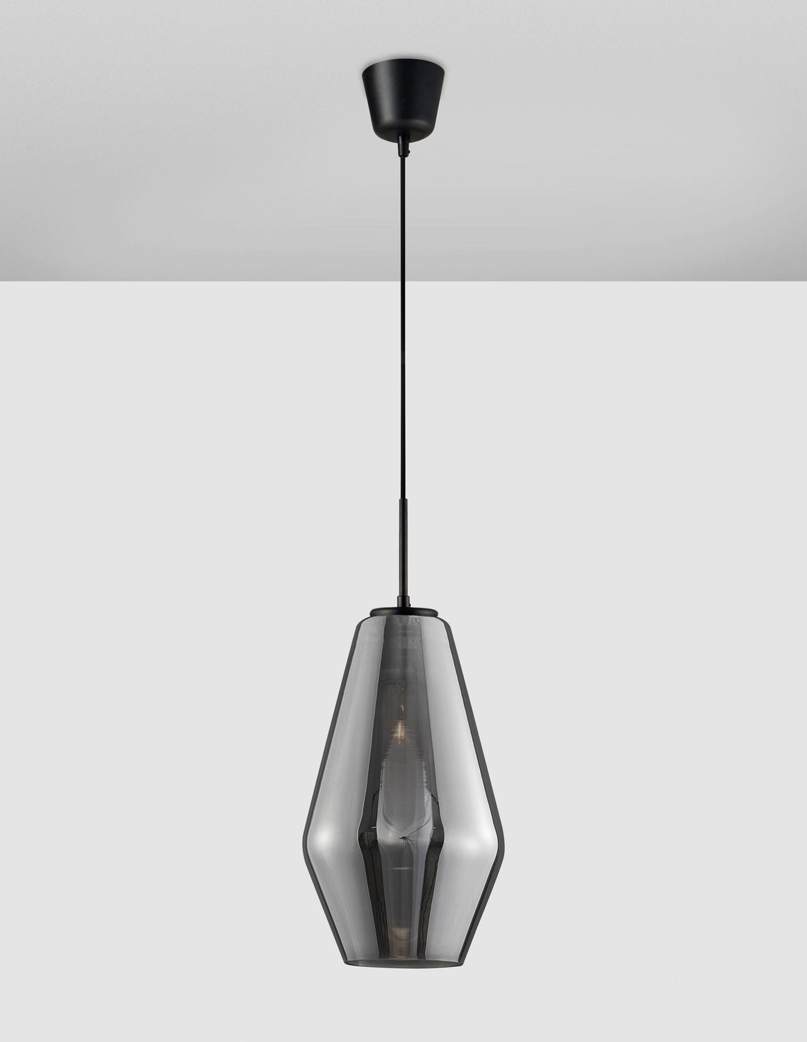Suspension Veiro noire, verre (9724101)