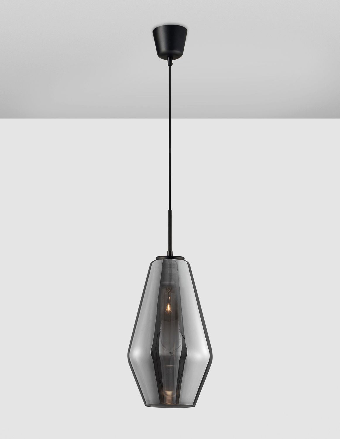 Suspension Veiro noire, verre (9724101)