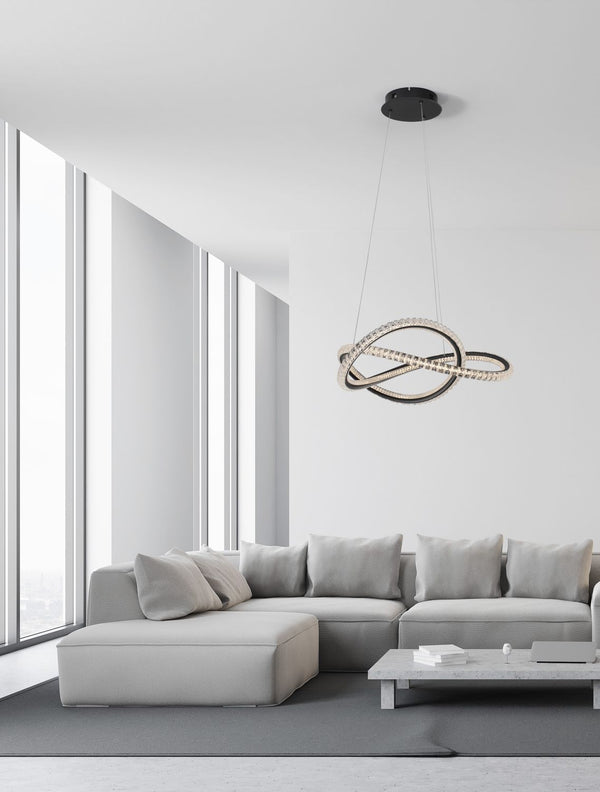 Suspension Ginevra noire (9748160)