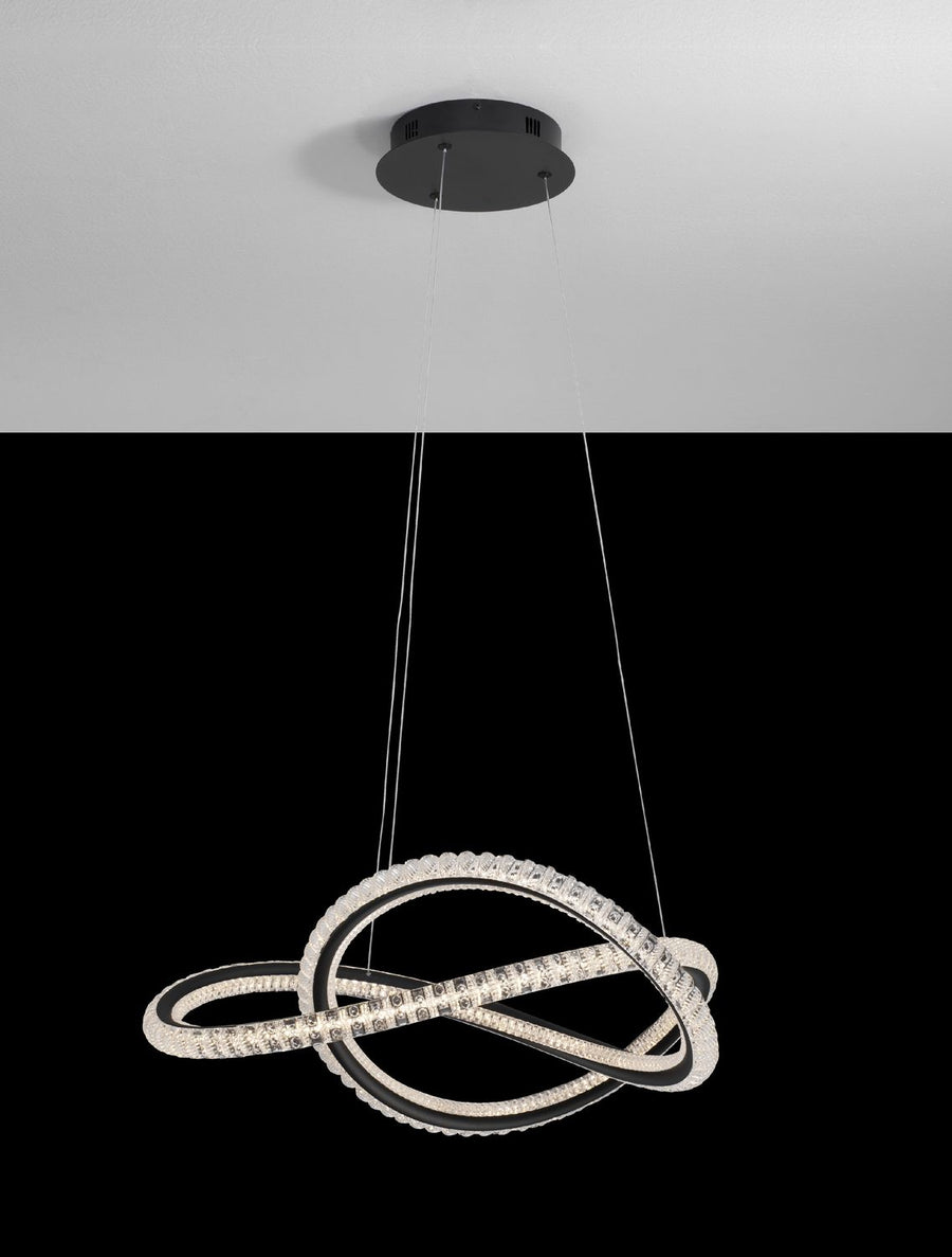 Suspension Ginevra noire (9748160)