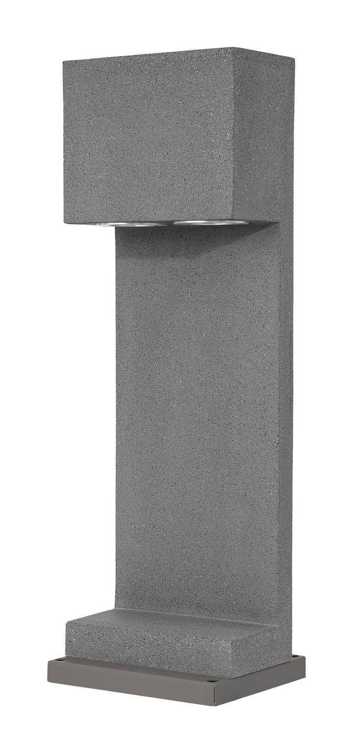 Borne extérieure Grante grise, béton, H 60 cm