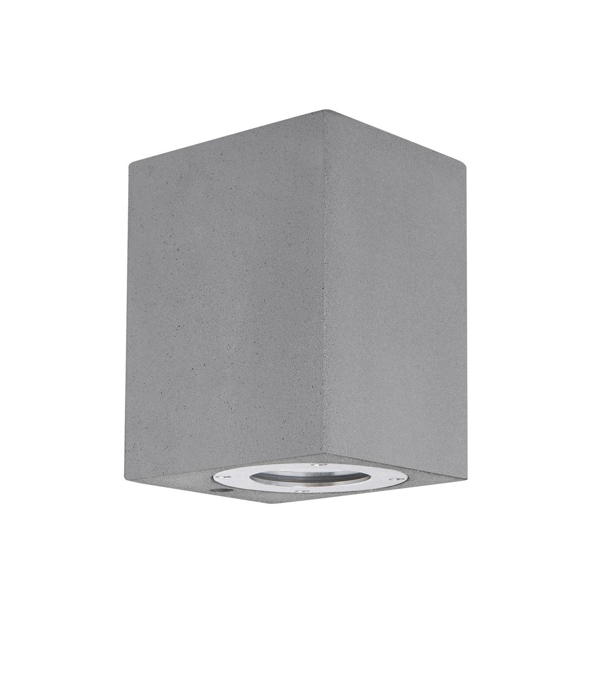 Applique extérieure Fuento grise, béton, H 12 cm