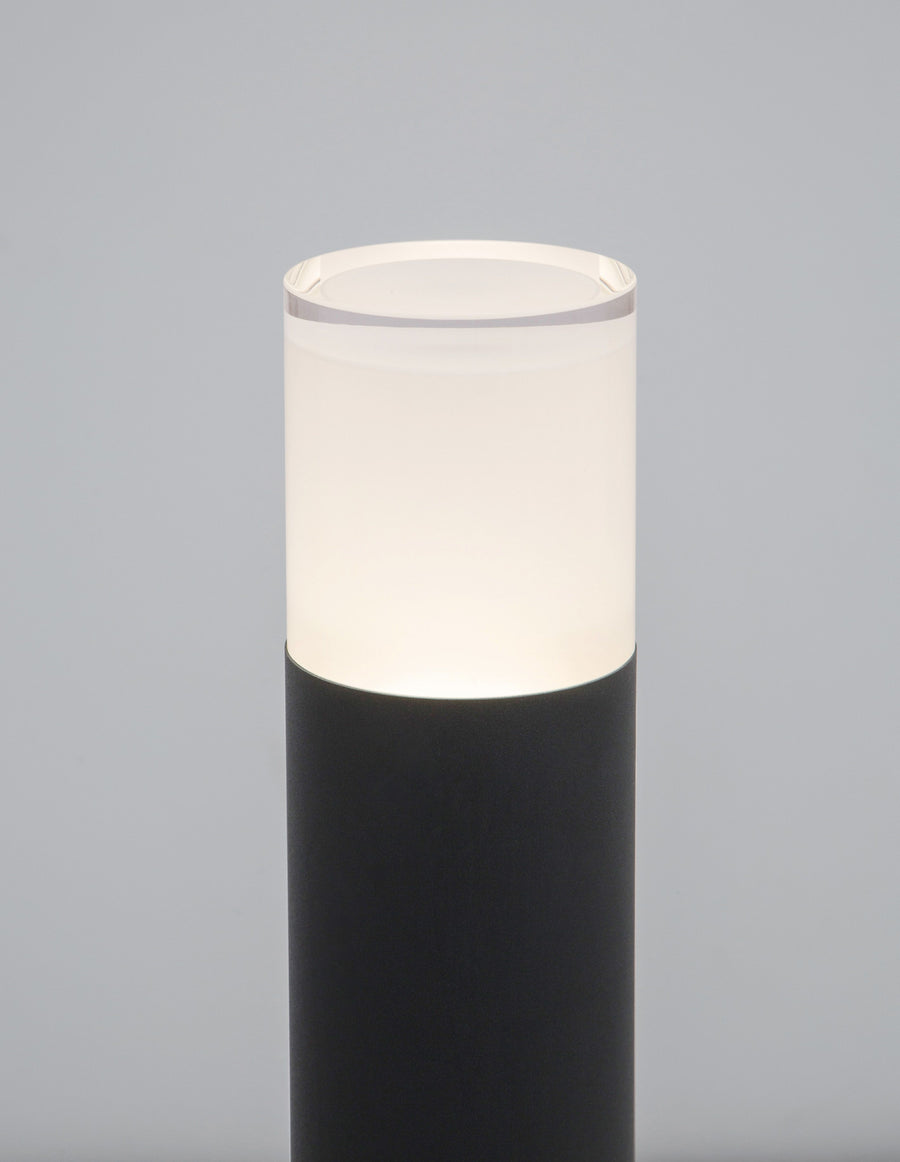 Borne extérieure Noten noire, H 80 cm