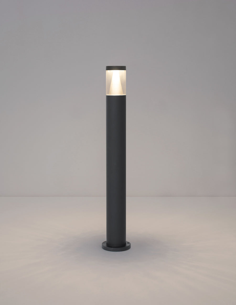 Borne extérieure Rock noire, H 83 cm