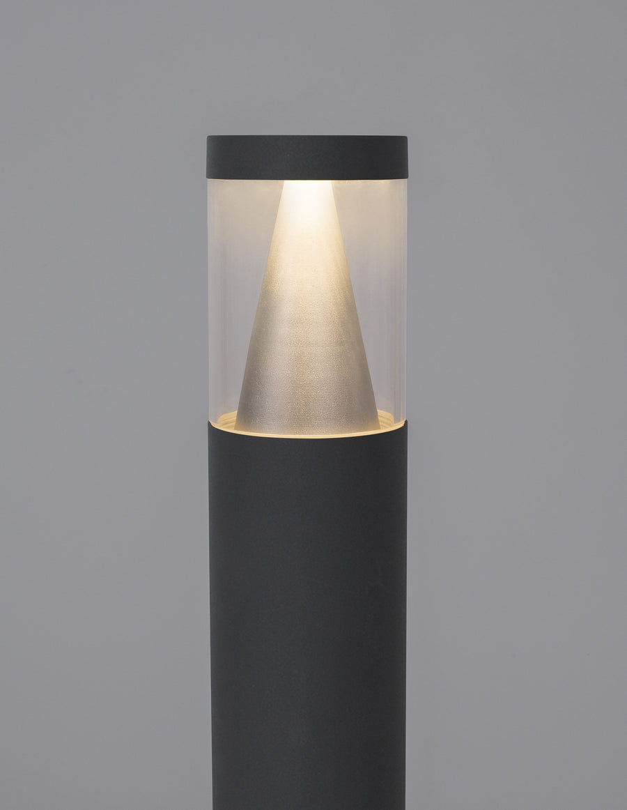 Borne extérieure Rock noire, H 83 cm
