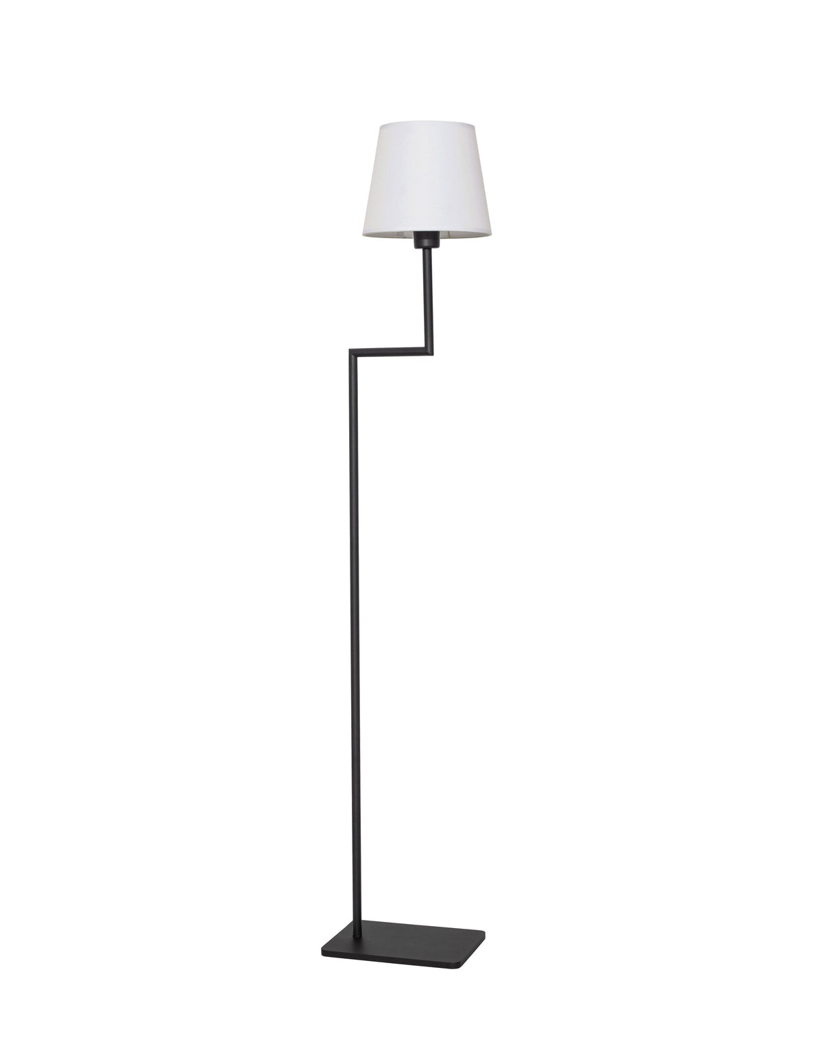Lampadaire Savona noir, tissu