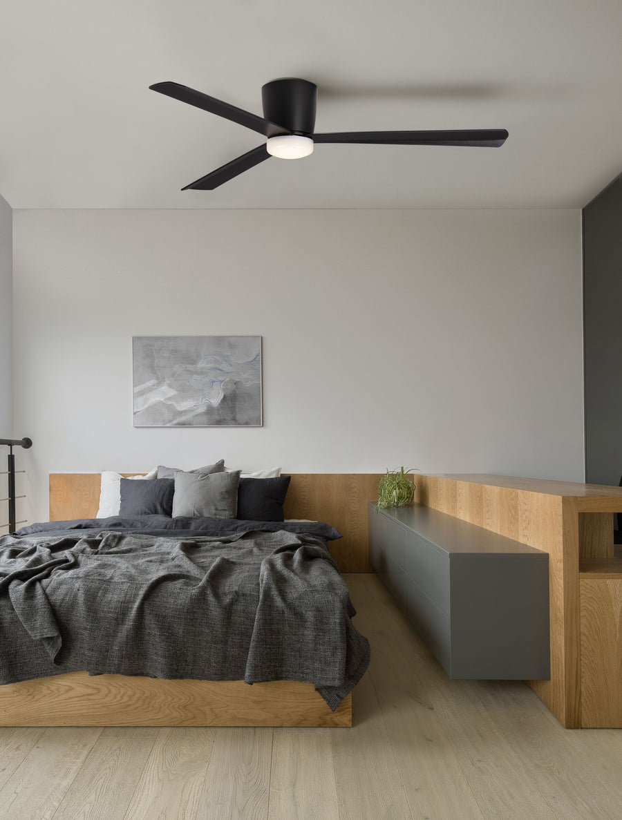 Ventilateur de plafond lumineux Dell noir