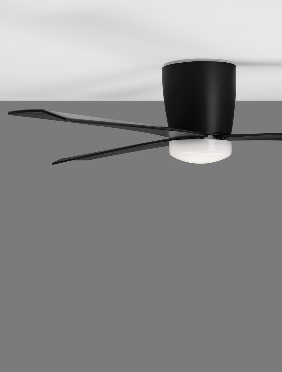 Ventilateur de plafond lumineux Dell noir