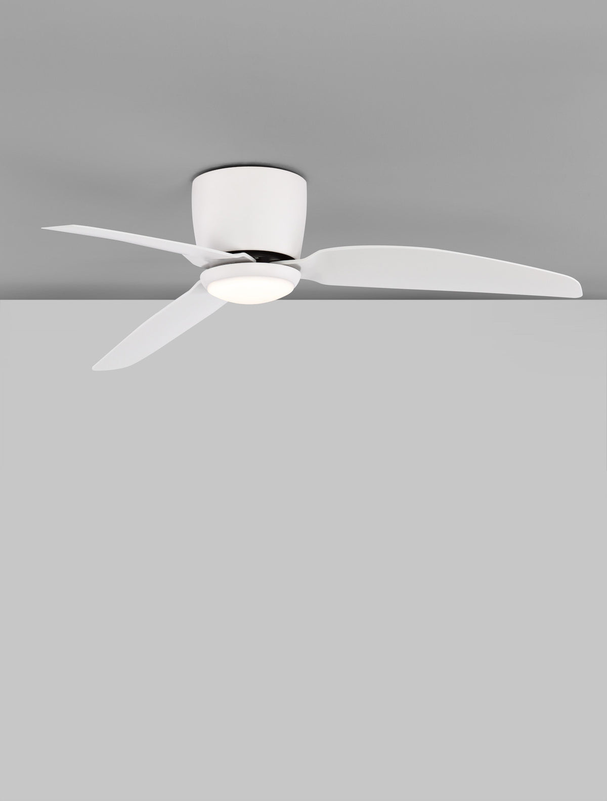 Ventilateur de plafond lumineux Volga blanc