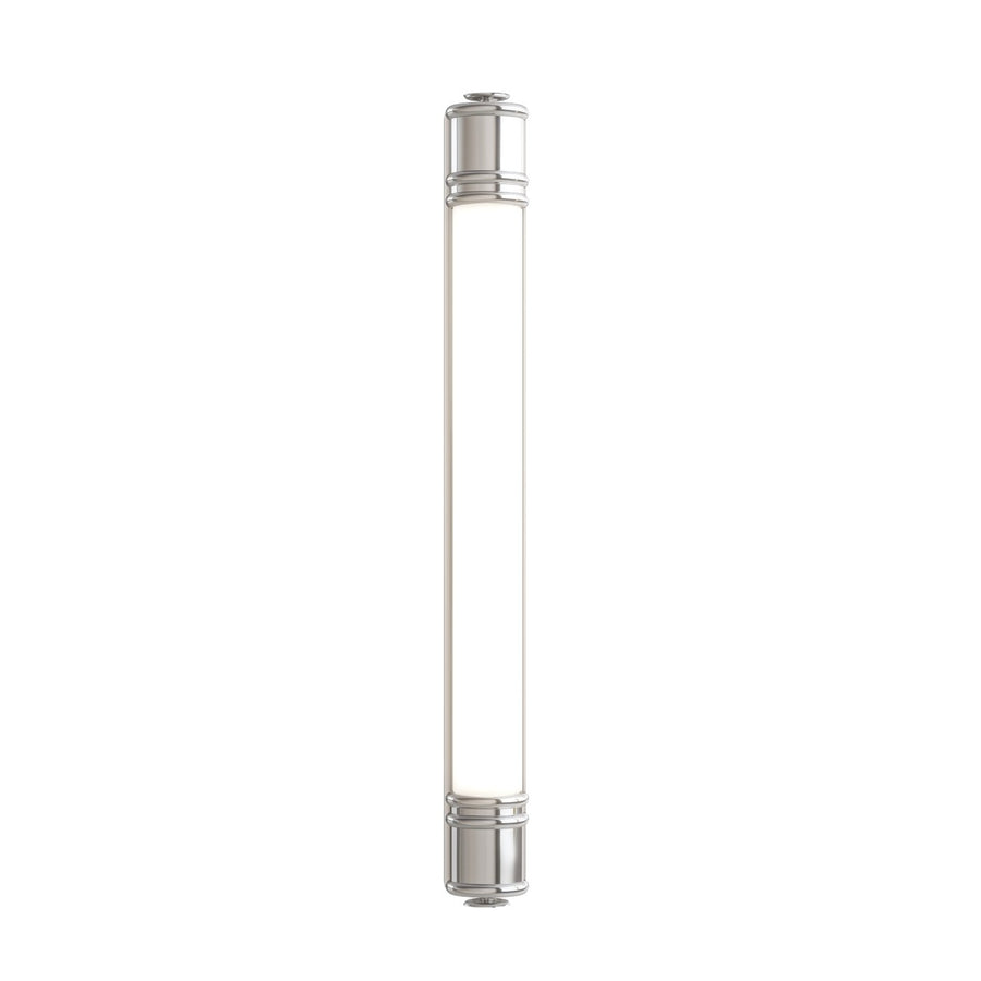 Applique murale LED Omi 60 chromée, verre, IP44