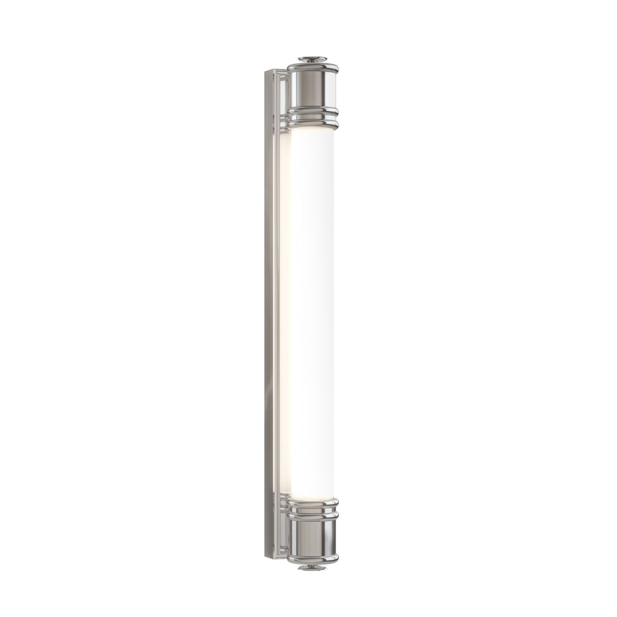 Applique murale LED Omi 60 chromée, verre, IP44