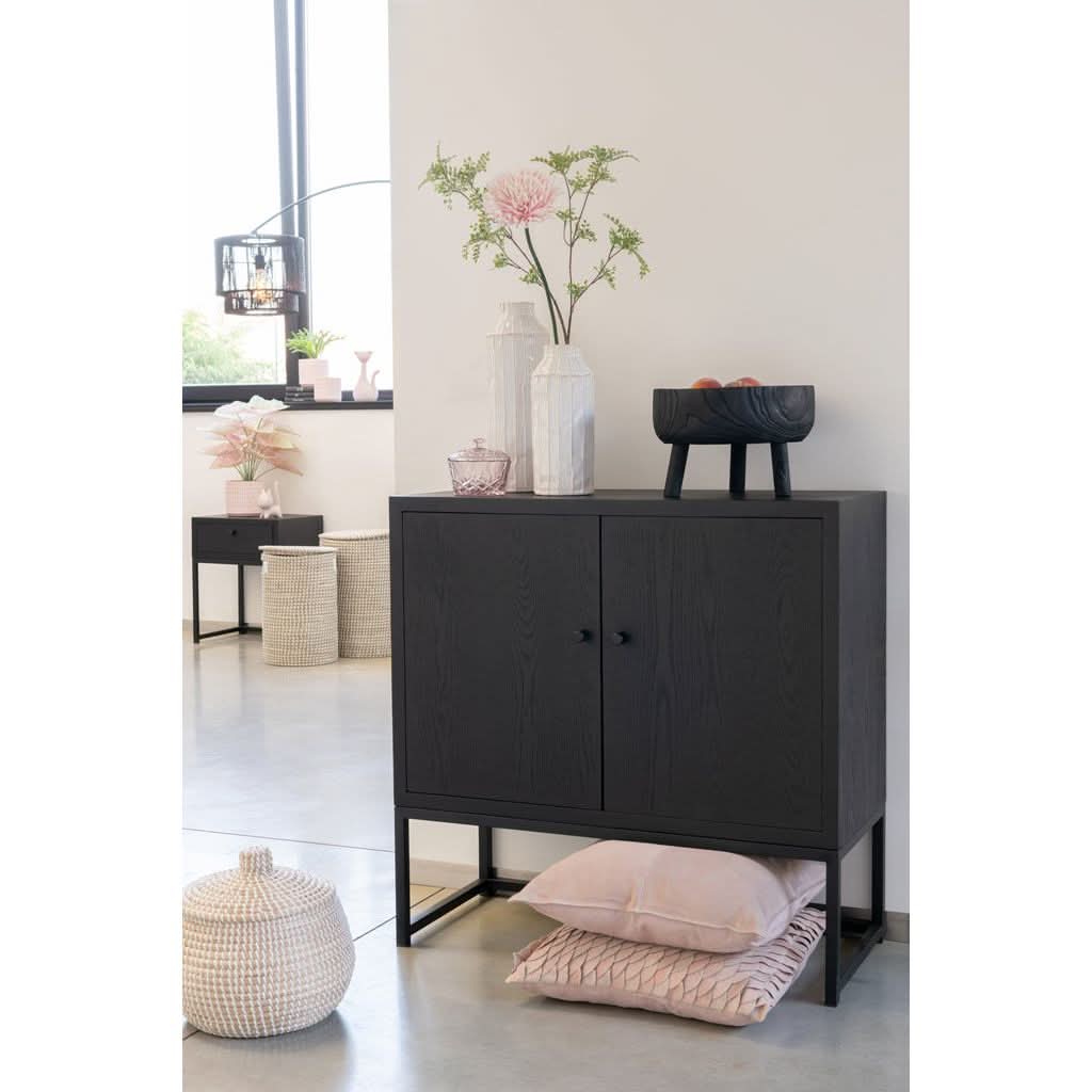 Placard Bois Métal Noir - Designix