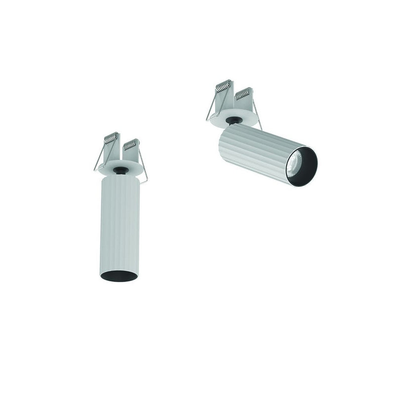 Plafonnier Orientable ZAMBELIS D45 7W DESIGN Blanc Mat Avec Driver S118