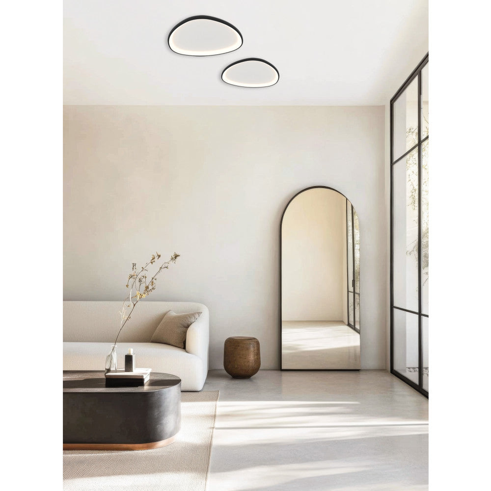 Plafonnier ZAMBELIS 32W Dimmable DESIGN Noir Mat 23087