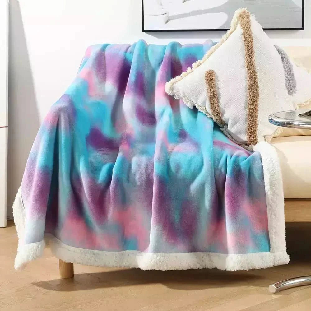 Plaid en Velours | Douceur Tartan - Designix Plaid Nuance de Couleur 130x150cm