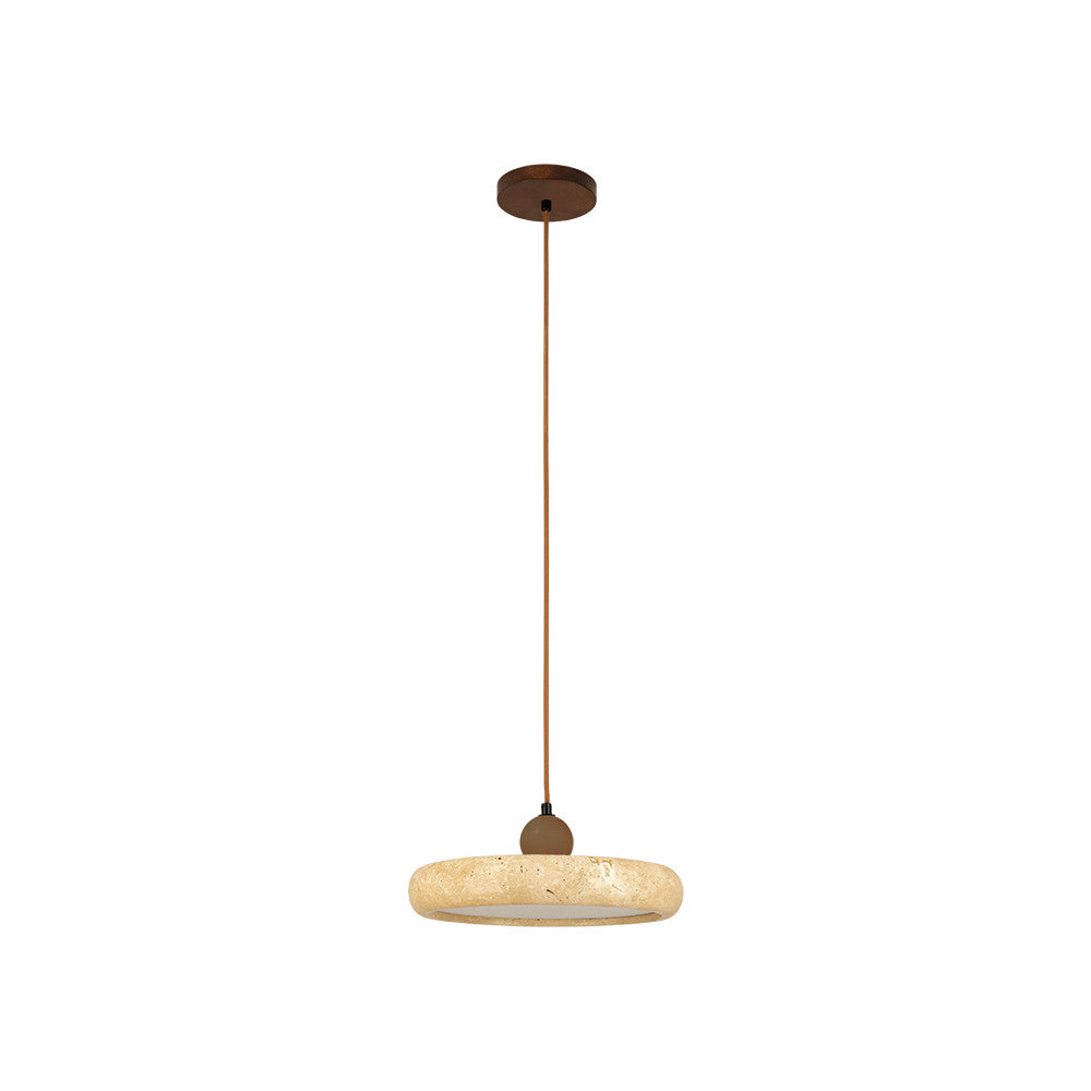 Suspension ZAMBELIS D300 22W DESIGN Pierre Naturelle et Bois 25419