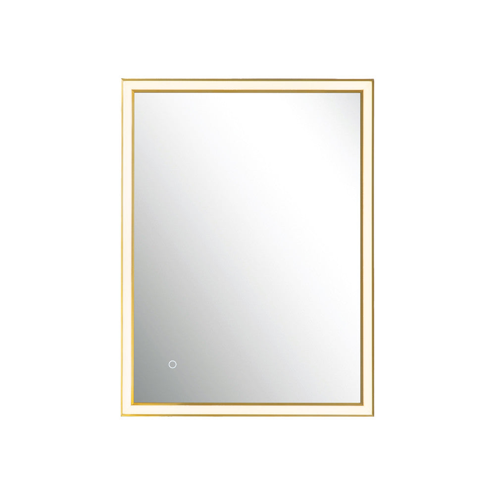 Miroir ZAMBELIS Tactile 23W CCT Dimmable IP44 DESIGN Or Anodise 25393
