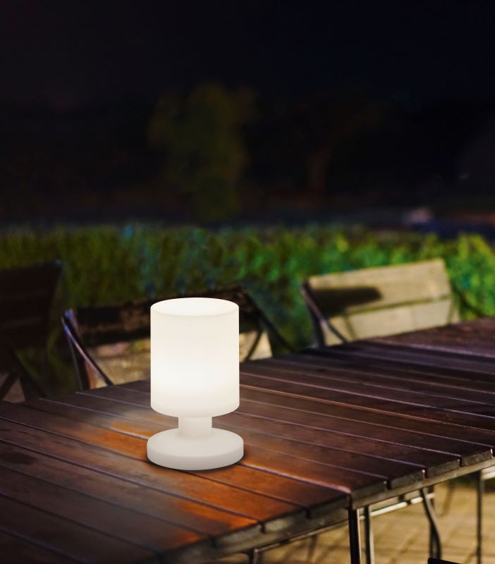 Lampe extérieure Lora blanche