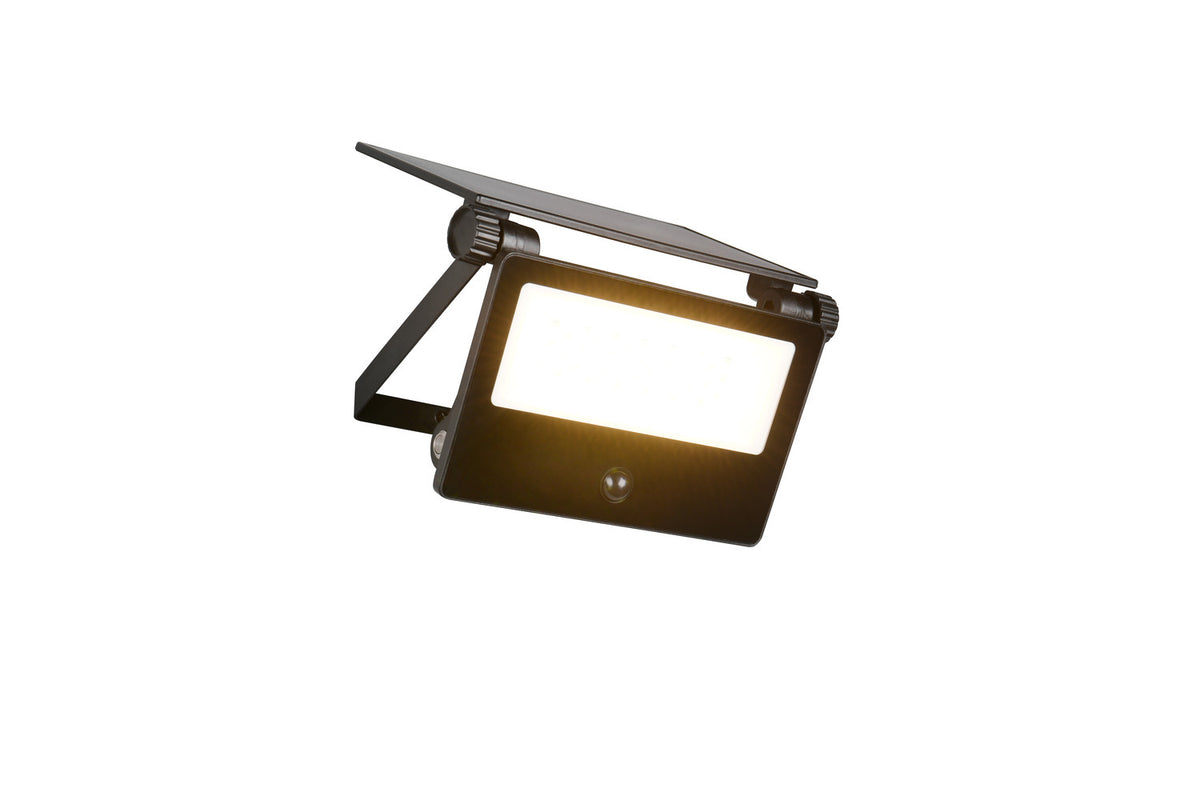 Applique extérieure Moura noire mat, L 20,5 cm