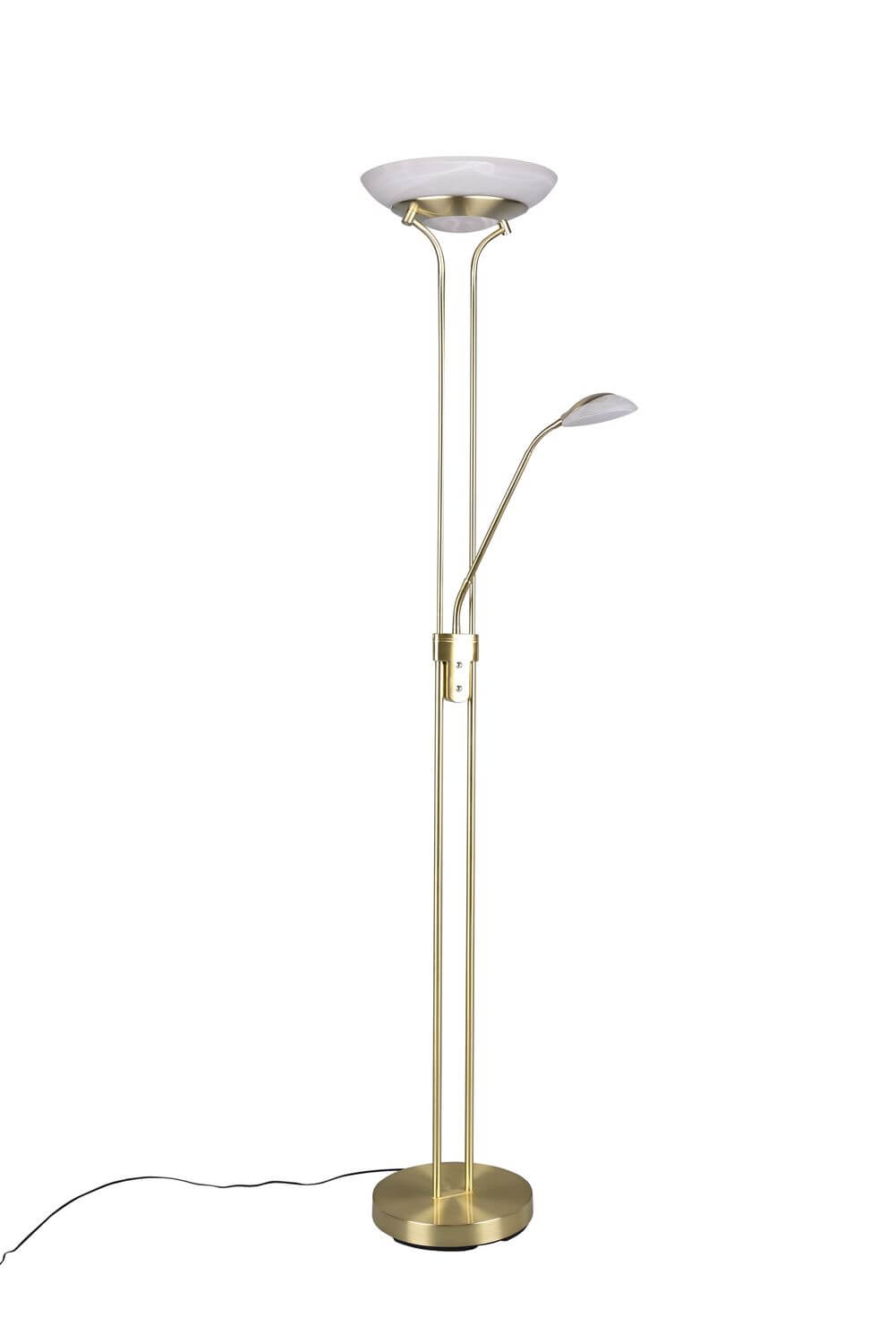 Lampadaire Orson laiton brossé