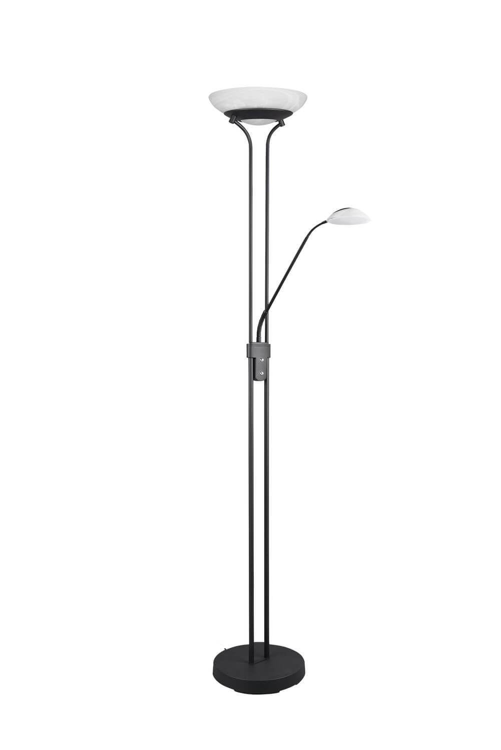 Lampadaire Orson noir mat