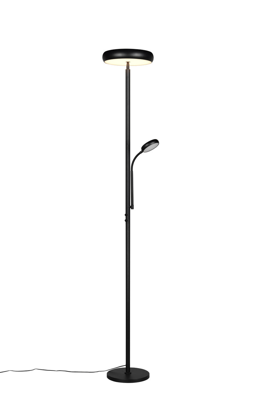 Lampadaire Palermo noir mat