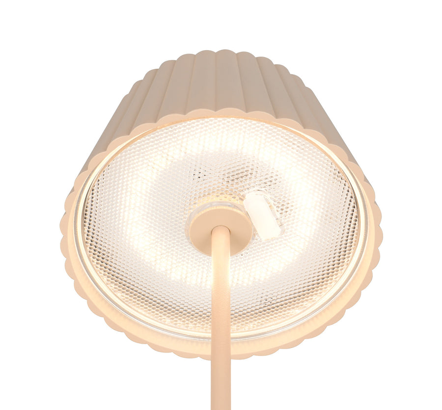 Lampadaire extérieur Suarez beige