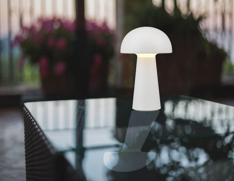 Lampe extérieure Lennon blanche