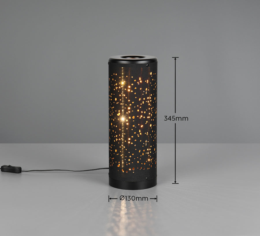 Lampe à poser Taco noire