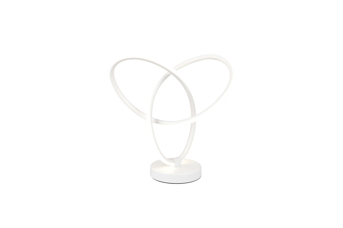 Lampe à poser Lando blanche mat