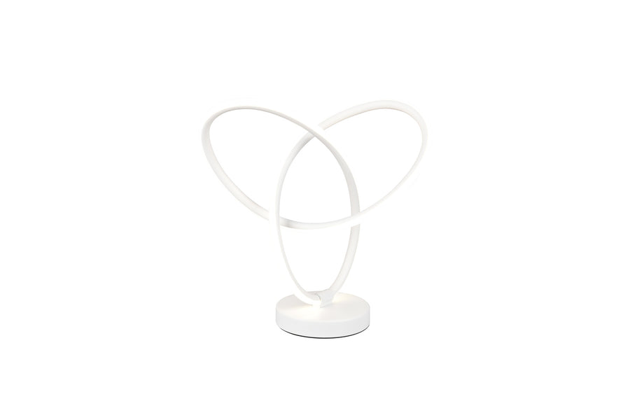 Lampe à poser Lando blanche mat