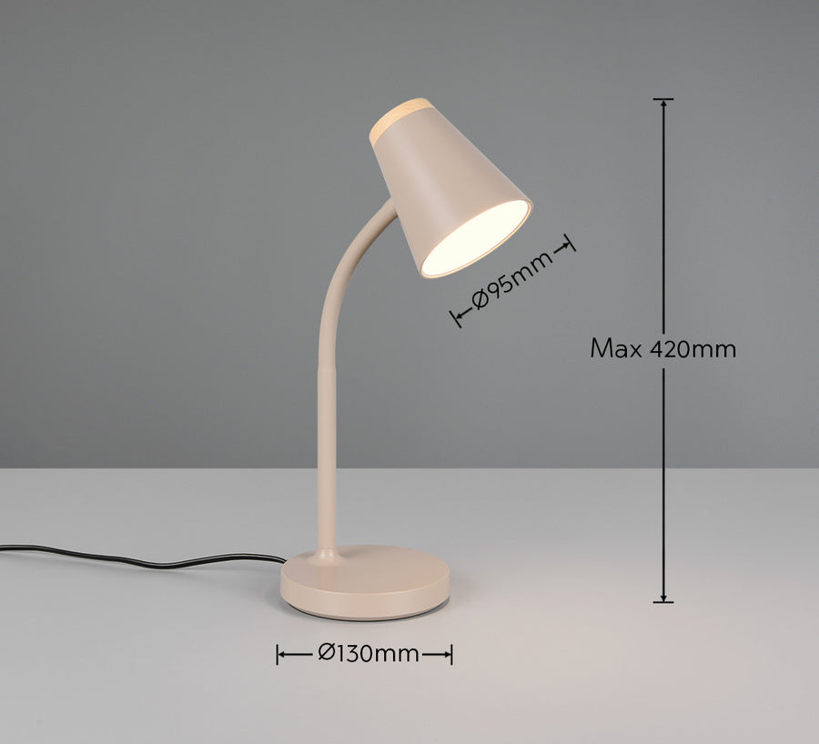 Lampe à poser Pongo beige