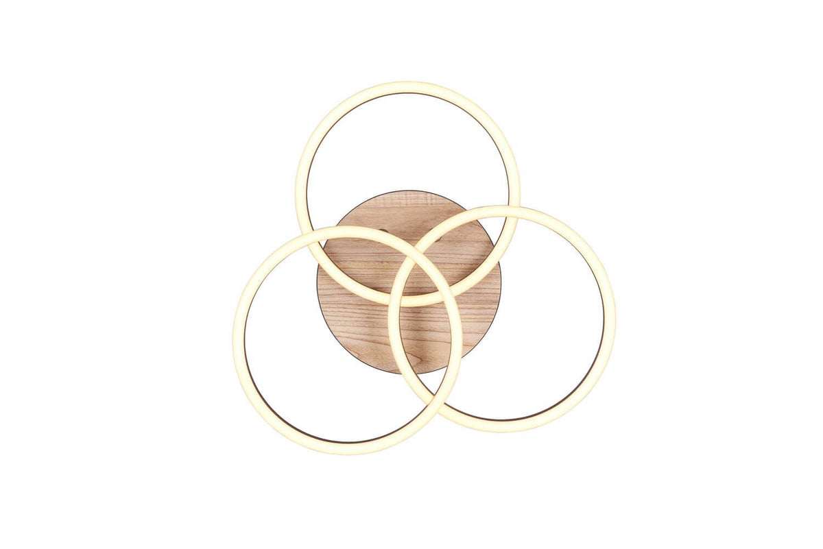 Plafonnier Circle bois