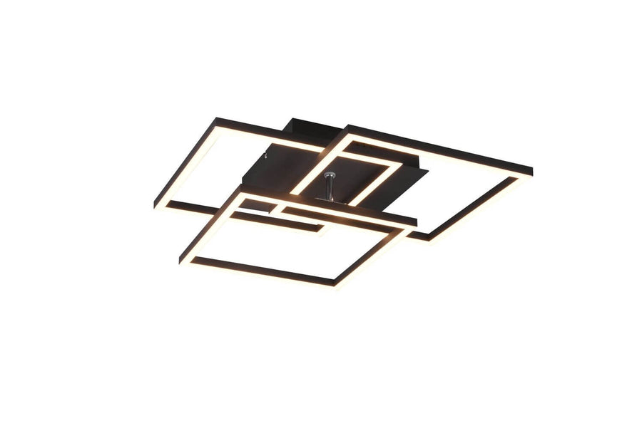 Plafonnier Mobile noir mat
