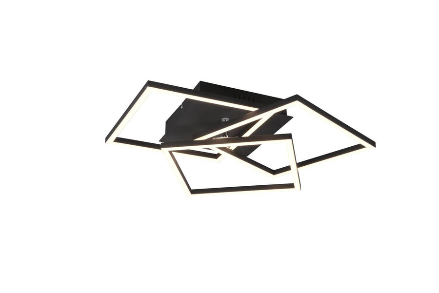 Plafonnier Mobile noir mat