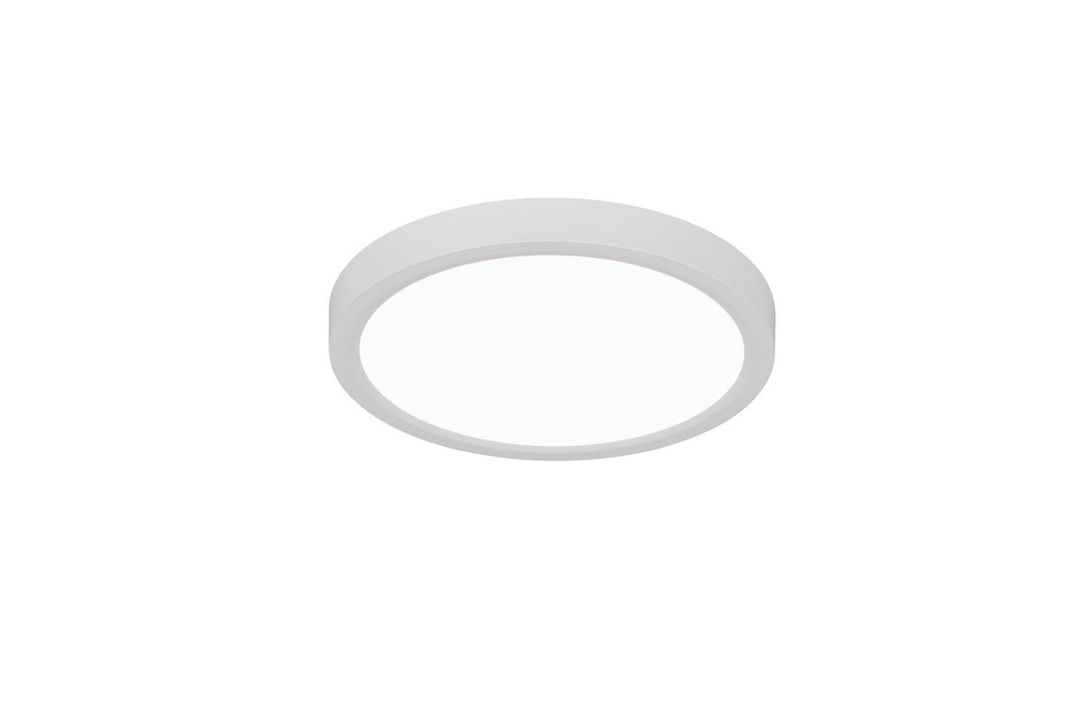 Plafonnier Draco blanc mat, Ø 23 cm