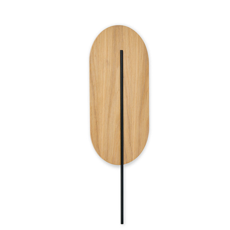 Applique murale ROKKE WOOD Beige / Noir, détail noir