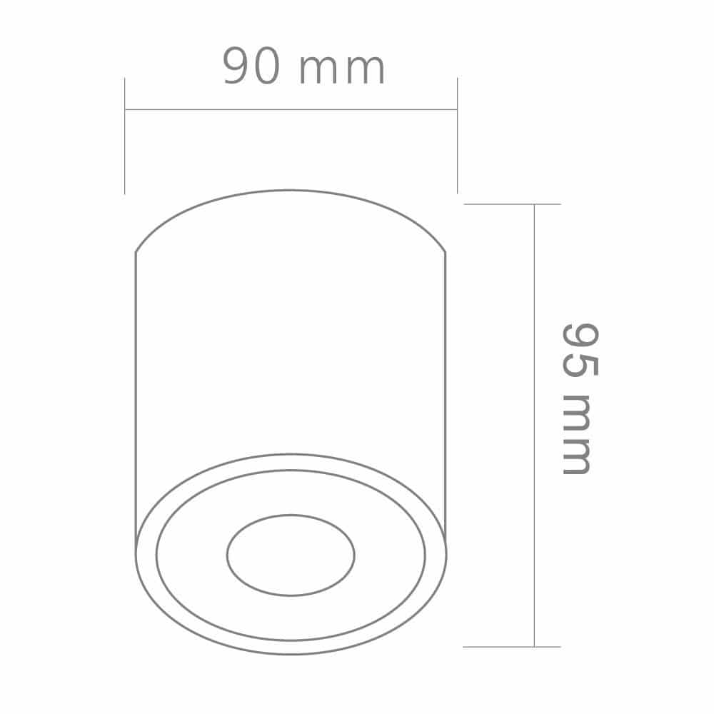 Spot plafond Rullo, IP44