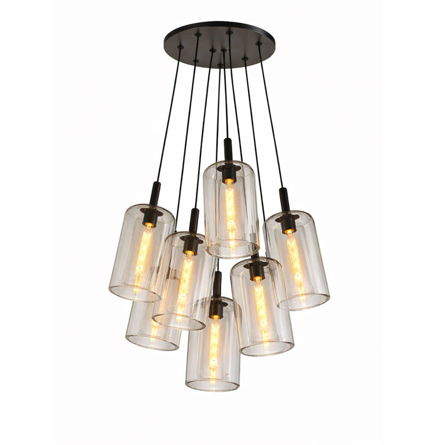 Produit sur fond blanc, verres transparents laissant voir les ampoules filament