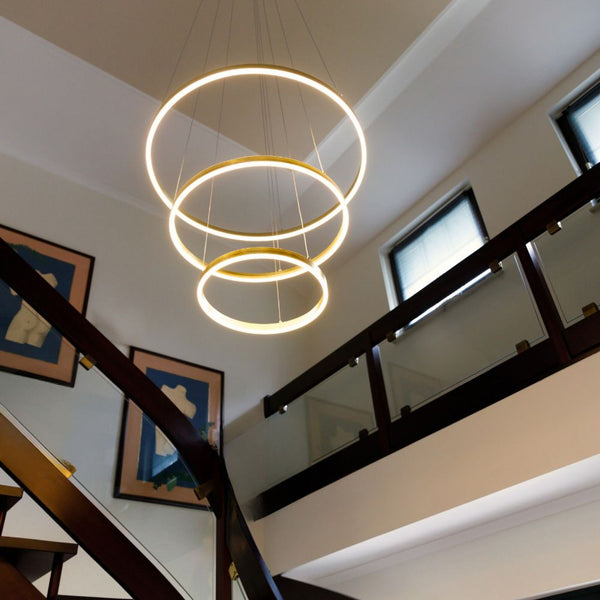 Suspension LED Ring 3 anneaux concentriques
