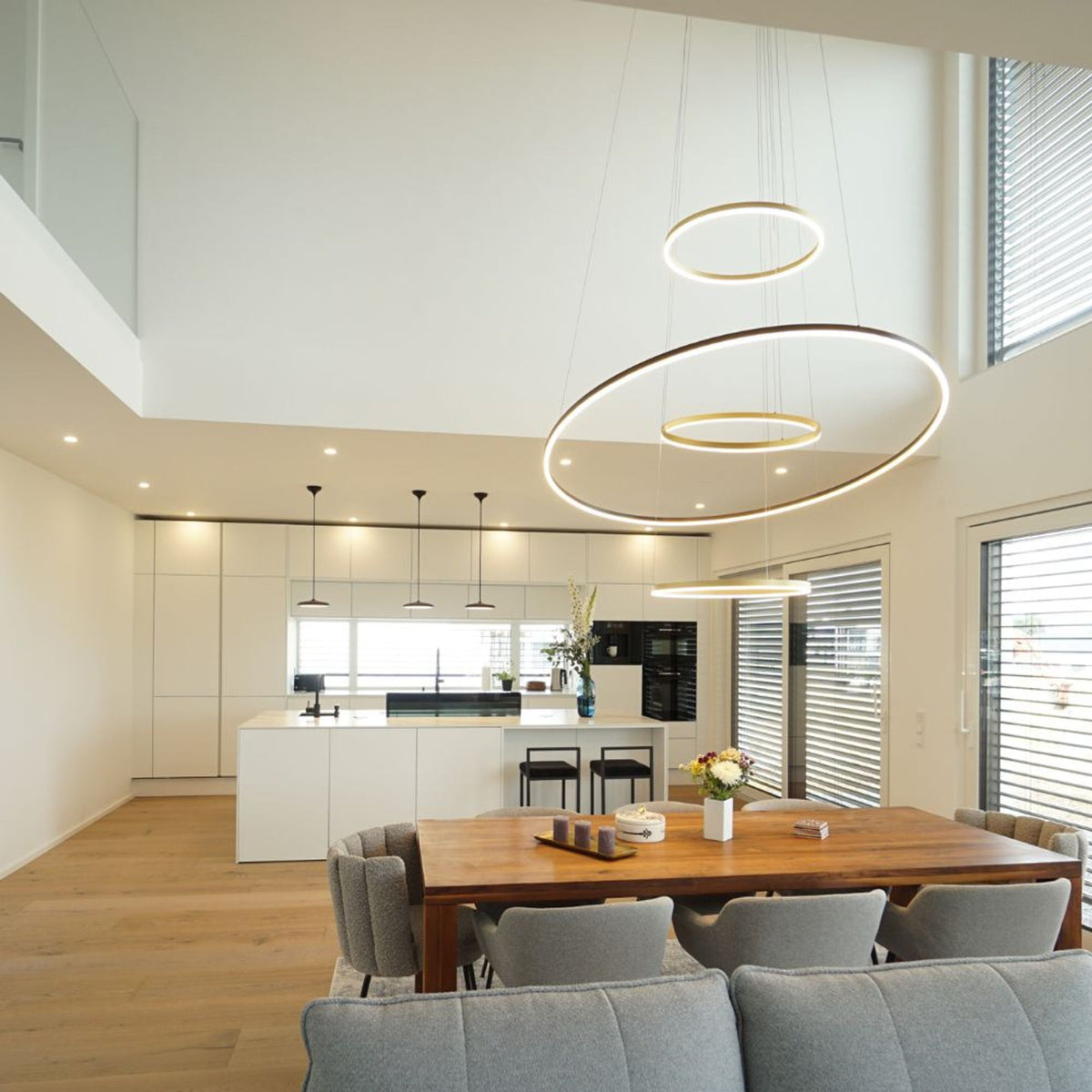 Suspension LED Ring, Ø 150 cm