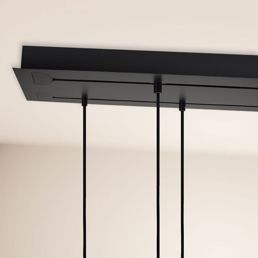 Suspension de table LED Santa Air 12 lumières sur 3 rangées, longueur 200 cm
