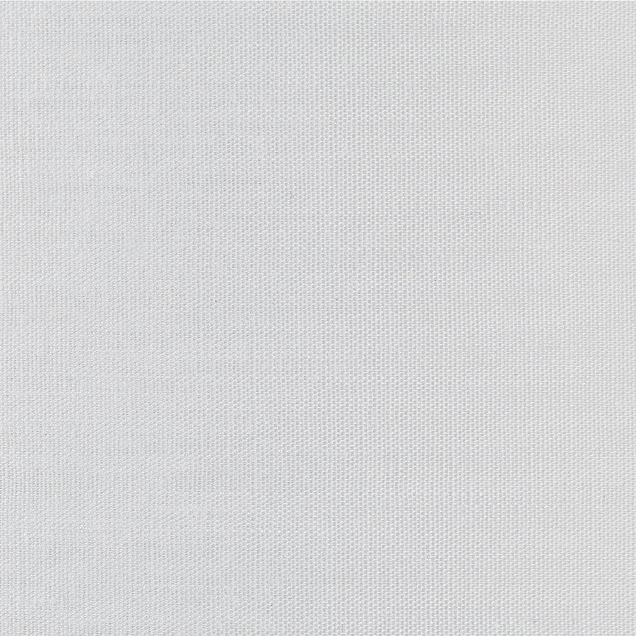 Gros plan de la texture tissu blanc cassé de l’abat-jour.