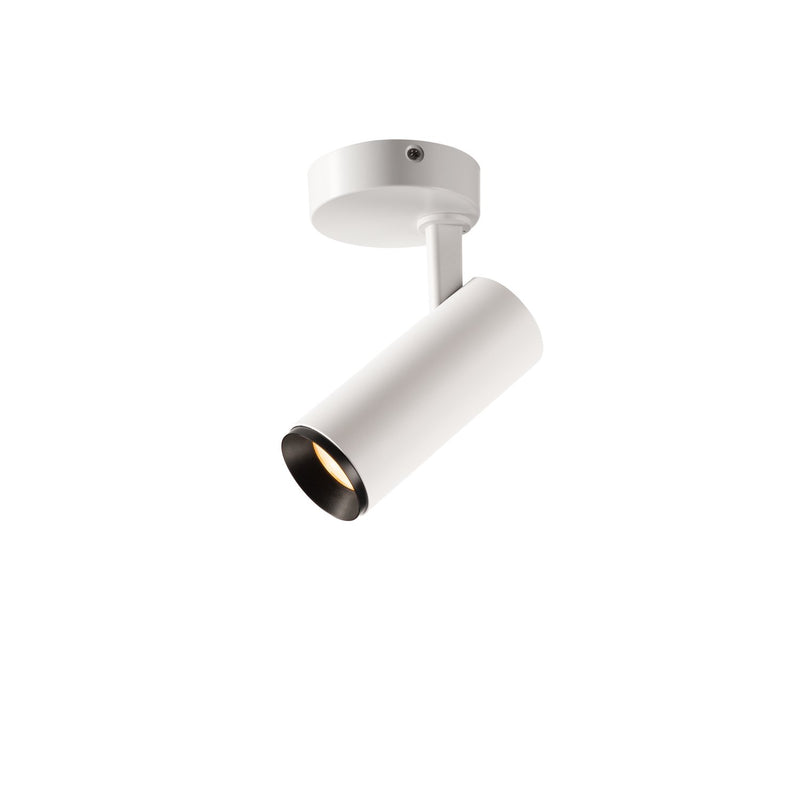 Spot Numinos blanc et noir, orientable, L 16,2 cm