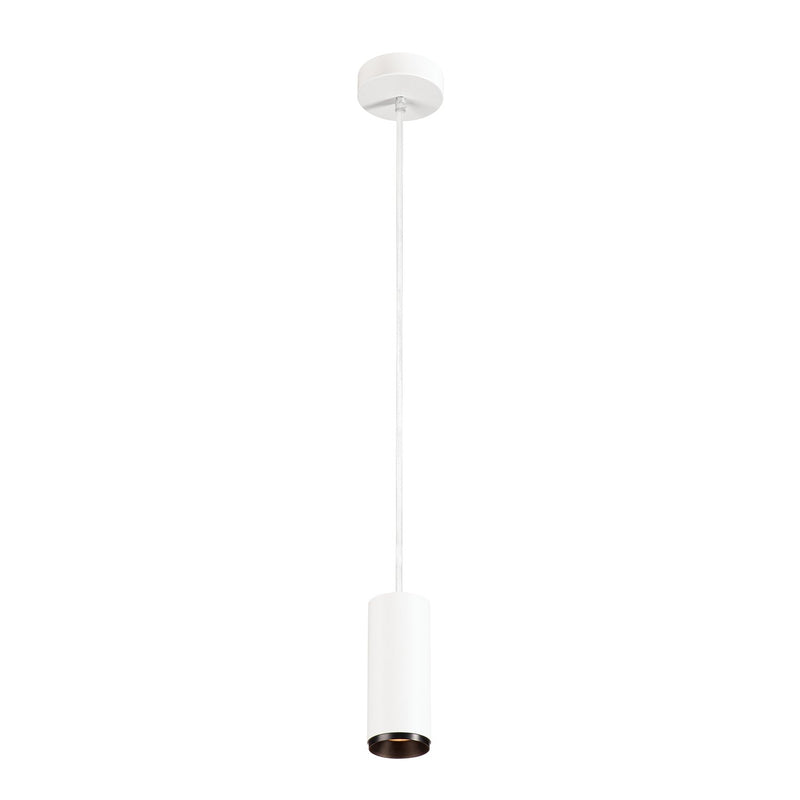 Suspension Numinos blanche et noire, H 16,2 cm