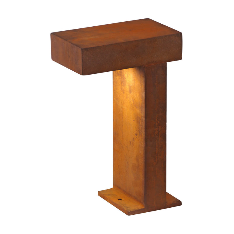 Lampadaire extérieur Rusty rouille, H 40 cm