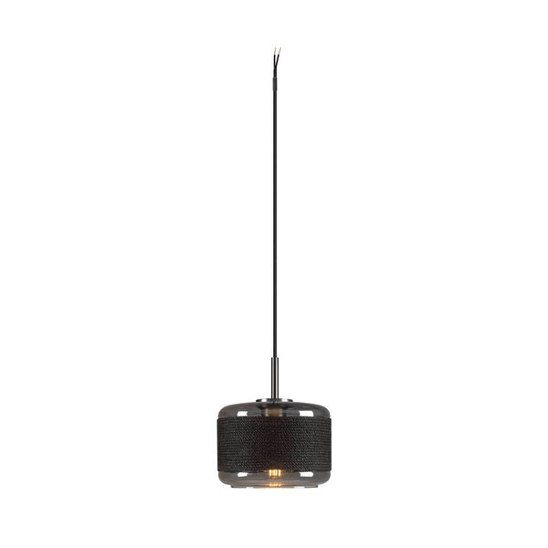 Suspension Pantilo Rope argentée, H 22 cm