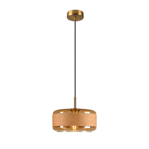 Suspension Pantilo Rope dorée, Ø 27 cm