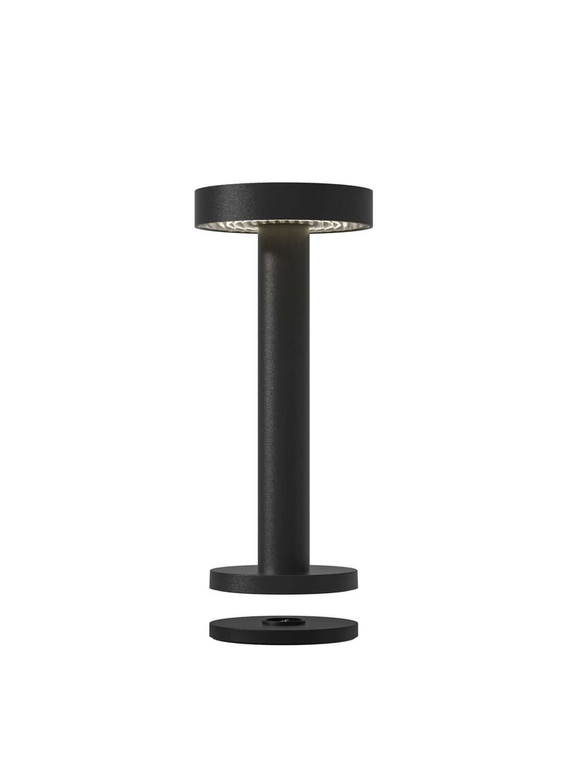 Lampe à poser sans fil Boro noire