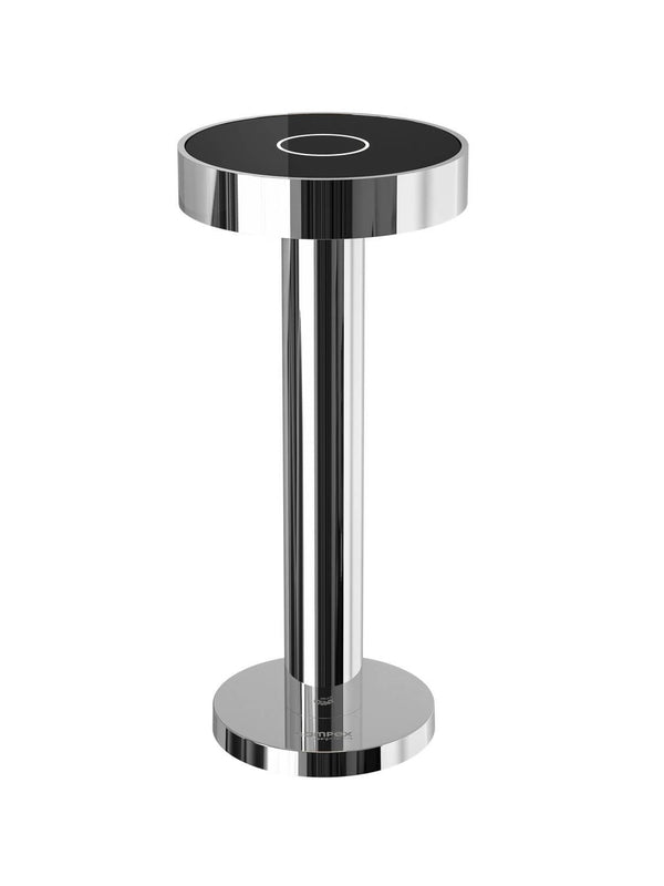 Lampe à poser sans fil Boro chromée